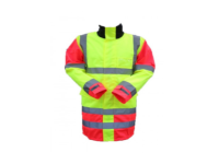 [337] Hi-Vis School Warden Summer Coat Yellow Red