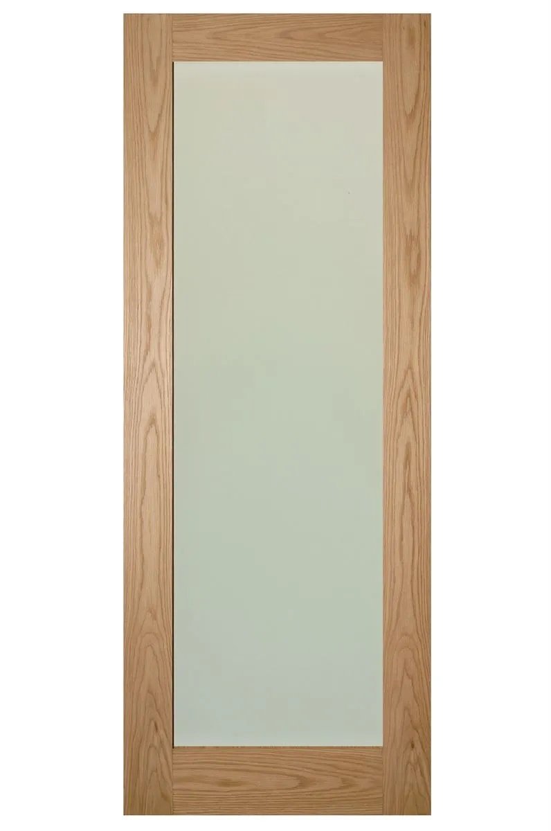 NM6G Frosted Glass Oak
