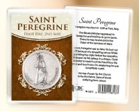 Metal Pocket Token/Leaflet/Saint Peregrine   (16313)