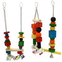 Beaks Wooden Bird Toys - Regular x 1