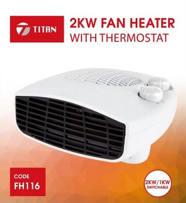 TITAN 2KW LETTERBOX FAN HEATER (BOX 6) | FH116