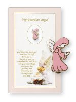 Metal Baby Brooch/Guardian Angel   (3414/PK)