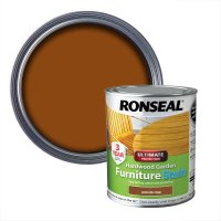 Ronseal Ultimate Protection Hardwood Garden Furniture Stain English Oak Tin & Swatch