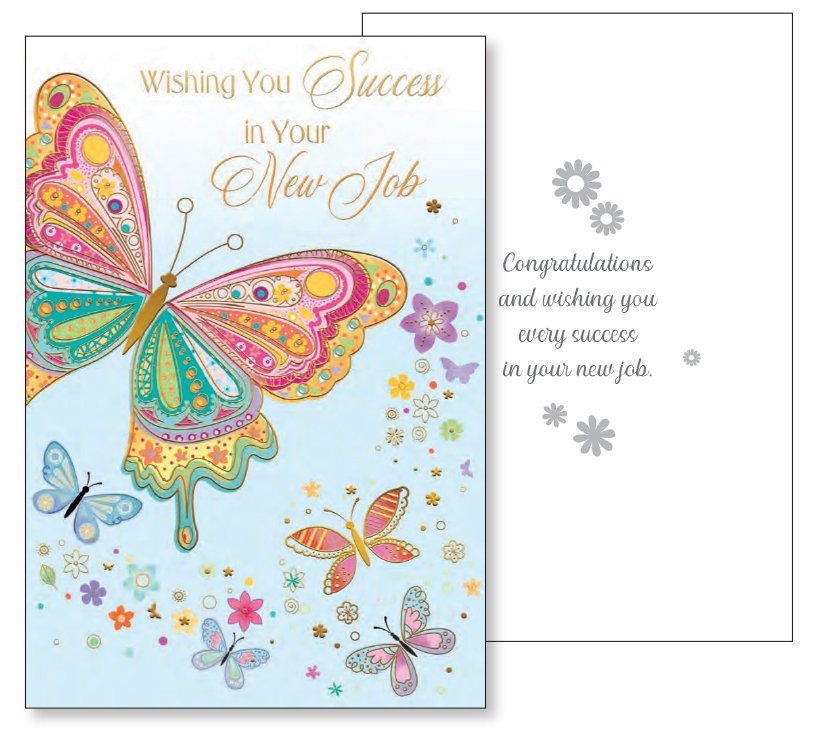 Card - Success in your New Job  (20955)