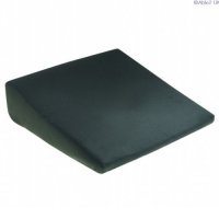 The Harley Wedge Cushion is a black cushion.