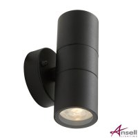 Ansell ANSAACERO/WL/BLK | Acero Bi-Directional GU10 Black