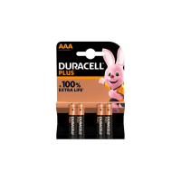 Duracell Plus AAA Batteries (Pack of 4) MN2400