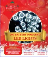 200 LED BATTERY  WARM WHITE LIGHTS COMES WITH 6HR TIMER