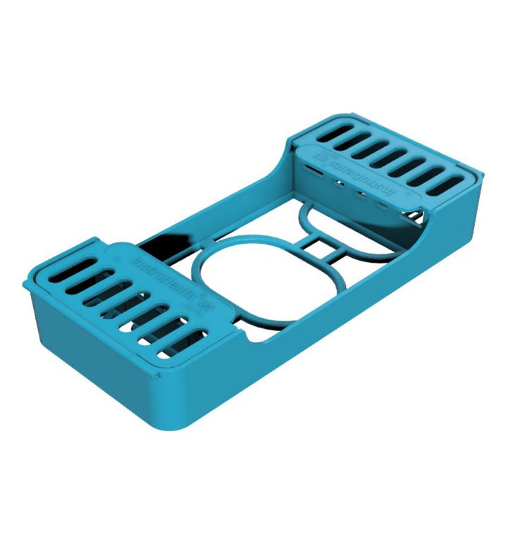 MA Dental Mini Tray for 5 Autoclavable (Blue)