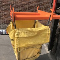 Fork Mounted Stone Bag Lifter