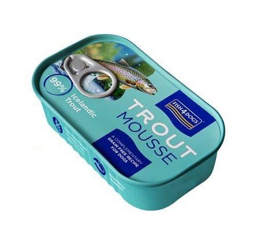 Fish4Dogs Cans Trout Mousse 90g x 17