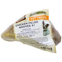 Extra Select Natural Dog Treats Chicken Filled Hooves 12x1
