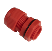 METRIC CABLE GLANDS, IP68, 20mm knock out 7-14mm red