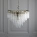 TOULOUSE 12LT PENDANT BRASS WITH CLEAR GLASS