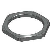 Grey Polyamide Locknut