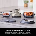 Ninja CRISPi 4in1 Portable Glass Air Fryer - Stone | FN101UKST 4