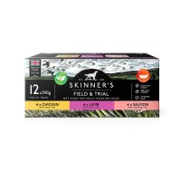 Skinners Field & Trial Dog Wet Variety Pack 12x390g