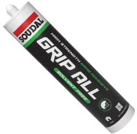 Soudal Grip All Solvent-Free Grab Adhesive White 290ml