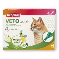 Beaphar VETOpure Flea Repellent Cat Spot On 6x6