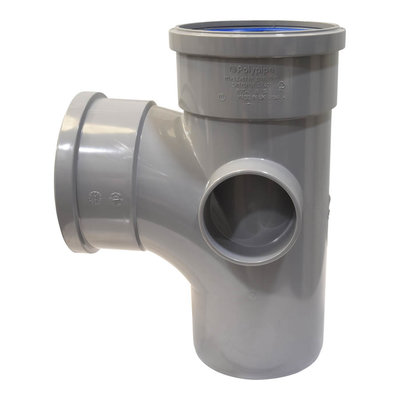 Polypipe 110mm ST401 Grey 92.5 Degrees Branch