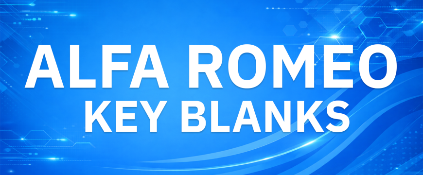 Alfa Romeo Key Blanks