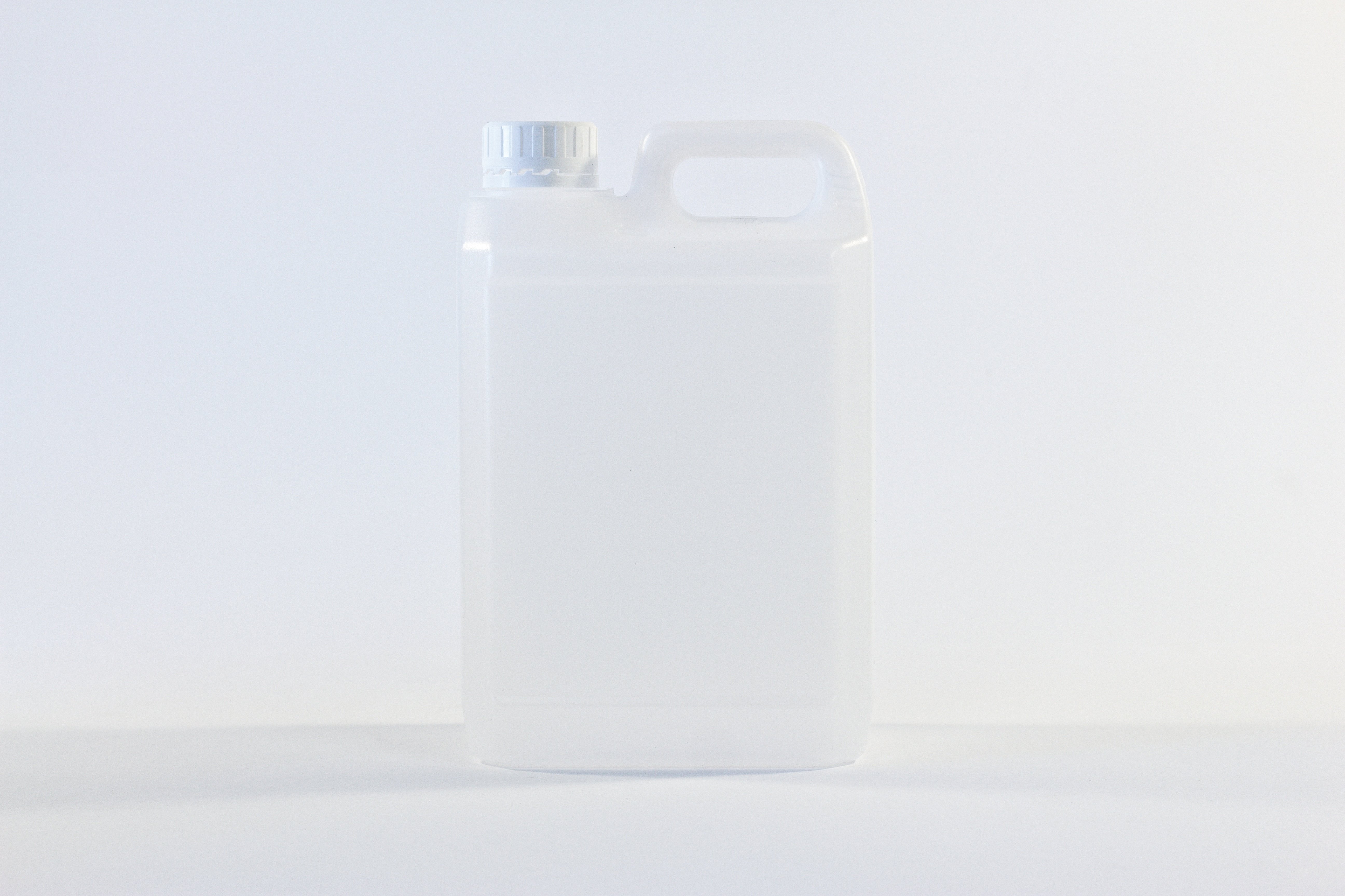 2.5L Natural HDPE Jerrycan + White T/E Cap