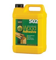 Everbuild 502 Water Resistant Wood Adhesive 5 Litre
