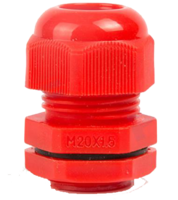 Plymouth 25mm Cable Gland IP68 Red 13-18mm