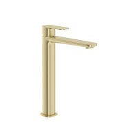 INEZ FREESTANDING BASIN MIXER BRUSHED GOLD