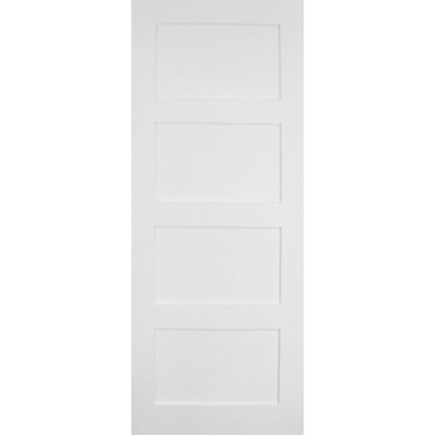 Deanta HP1 Primed White Door - 6'6"x2'6"