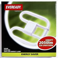 EVEREADY WHITE (COL3500K) 2D 28W 2 PIN