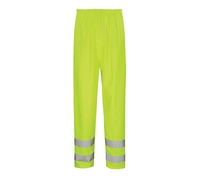 Tungsten Hi-Visibility Waterproof Breathable PU Trousers Yellow