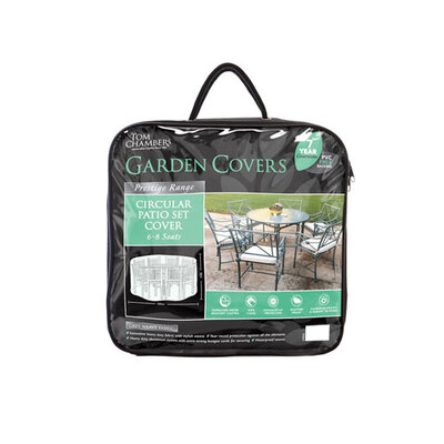 Circular Patio Set Cover 6/8 Seater (Grey)