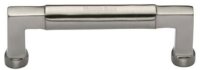 C0312 101-SN - Heritage Brass Cabinet Pull Bauhaus Design 101M CTC Satin Nickel Finish