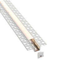 Saxby Rigel Plaster-in 2Mtr Aluminium Profile/Extrusion Silver
