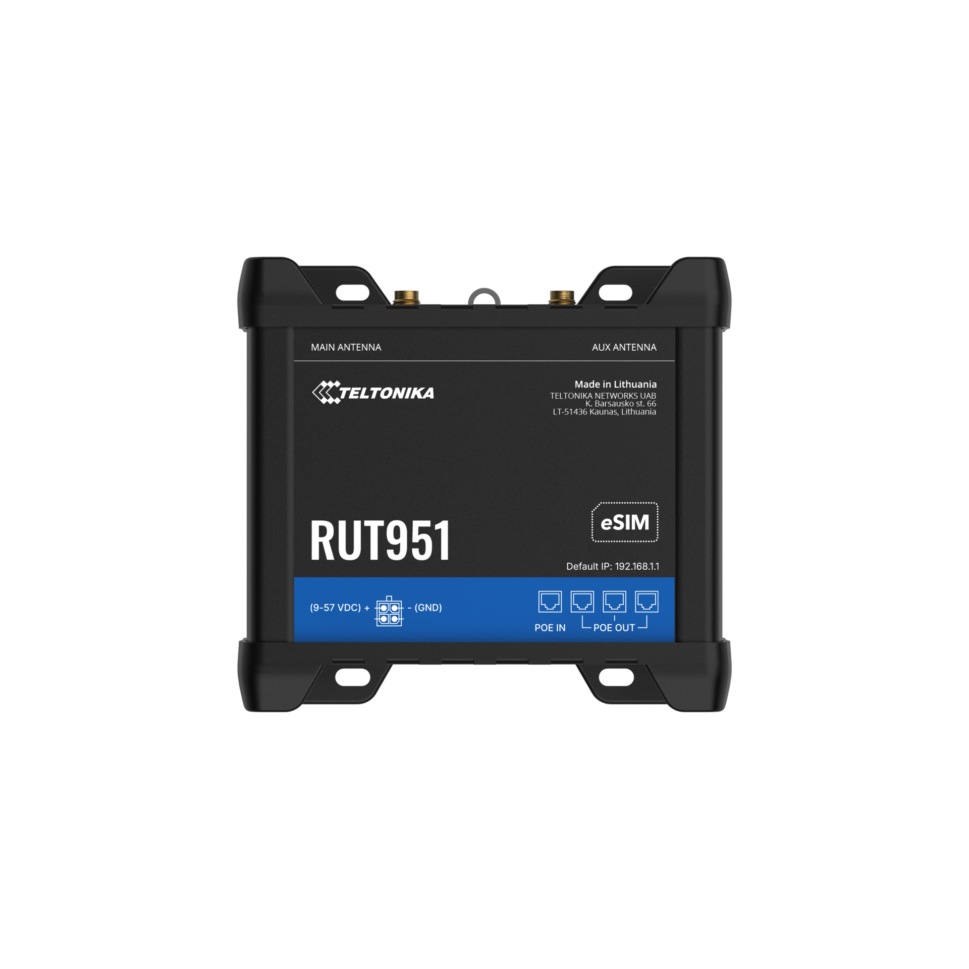 Teltonika RUT951 PoE+ industrial cellular router