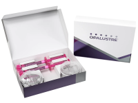 2 x 1,2 ml (1,87 g) Opalustre syringes 5 x OpalCups bristle 5 x OpalCups finishing 10 x White Mac tips