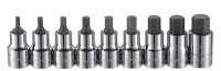 Signet Hex Bit 1/2in Dr. 9Pc. (4-17mm) Socket Set