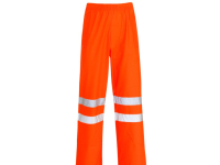 [380] REDBACK Dri-Flex PU Hi-Visibility Waterproof Trousers Orange