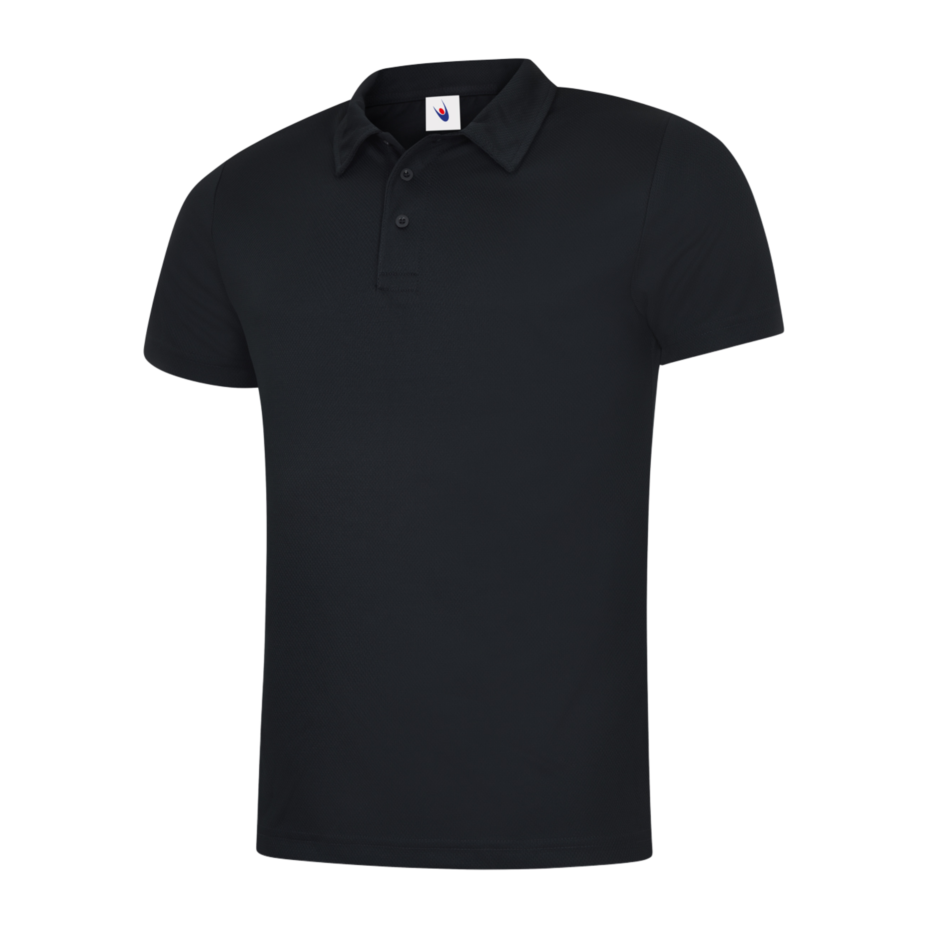 Uneek Ultra Cool Polo Shirt, Black