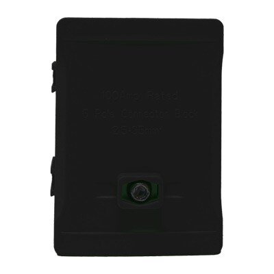 Garo Black Din Rail Block DN05B