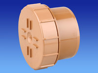 Sewer Access Cleaning Eye with Screwed Cap 6" 160mm