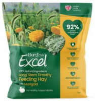 Excel Long Stem Feeding Hay with Marigold 1kg x 4 [Zero VAT]