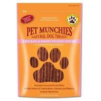 Pet Munchies Chicken and Sweet Potato Stick Dog Treat 8x90gm