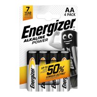 Energizer AA Alkaline Power - Pack of 4