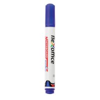 FlexOffice Whiteboard Marker 12pcs (Bullet) - Blue