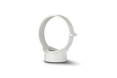 Polypipe SG70 110MM Strap Boss Side Clip White