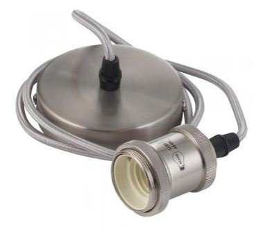 Oaks OA44CH Polished Chrome Pendant Cord Set