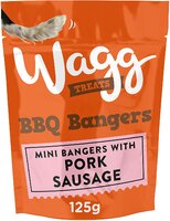 Wagg Treats BBQ Bangers 125g x 7