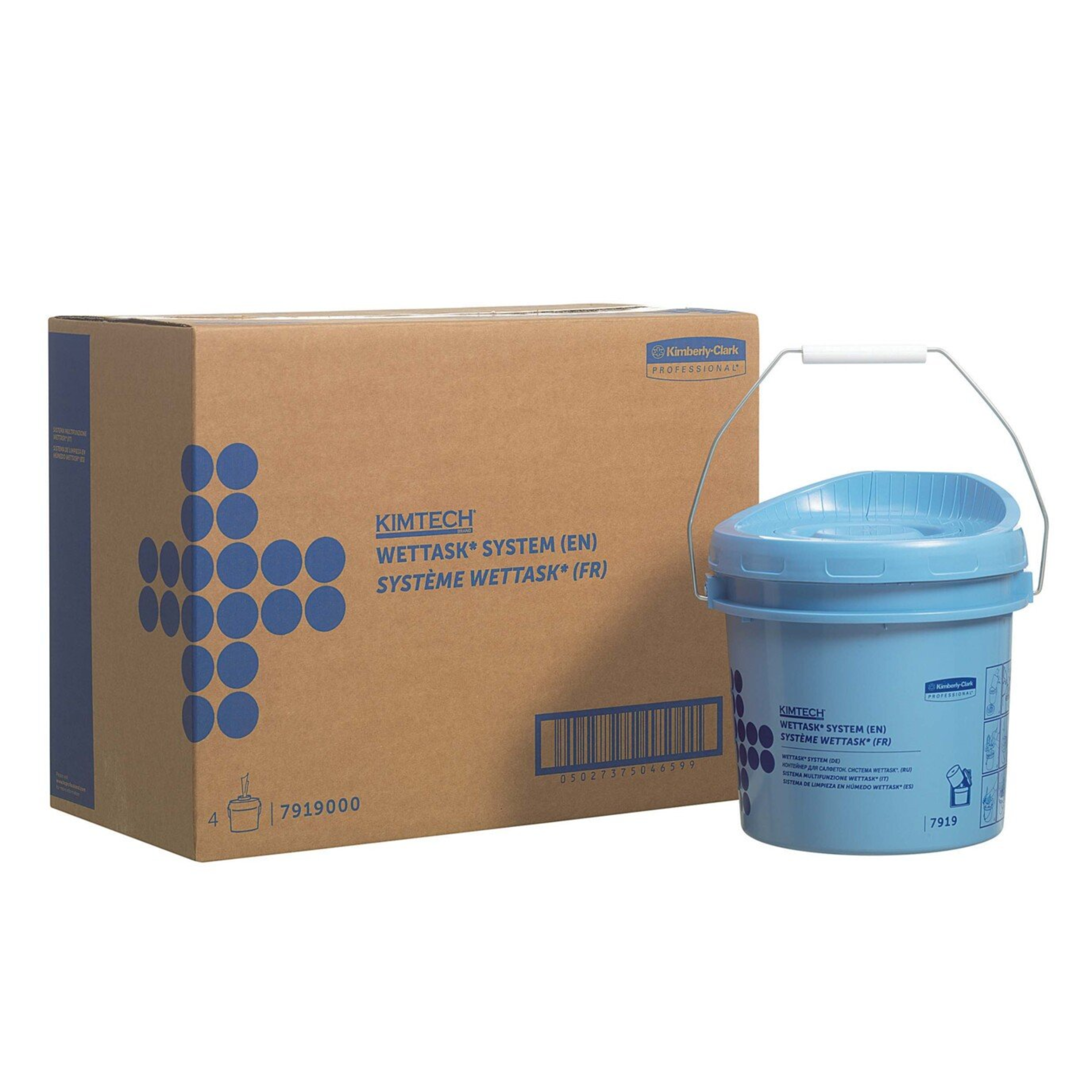 Kimtech Wettask Roll Wipe Dispensers, 4 Buckets/Case